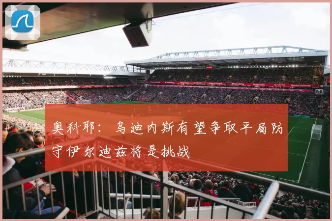 奥科耶：乌迪内斯有望争取平局防守伊尔迪兹将是挑战